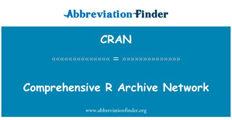cran r|The Comprehensive R Archive Network .